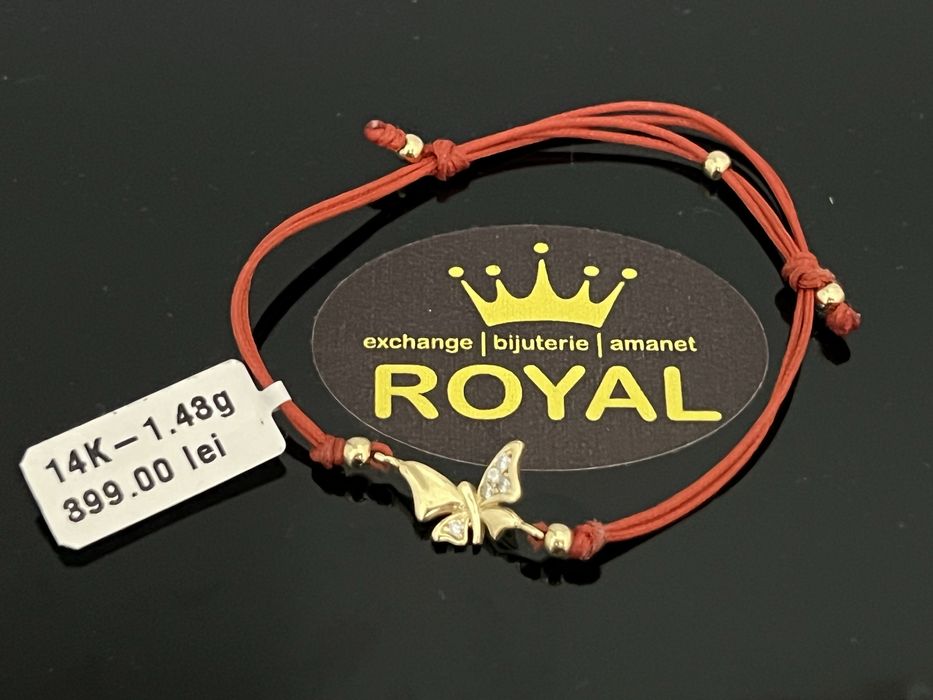 Bijuteria Royal CB : Bratara snur bile aur 14k 1,43 grame