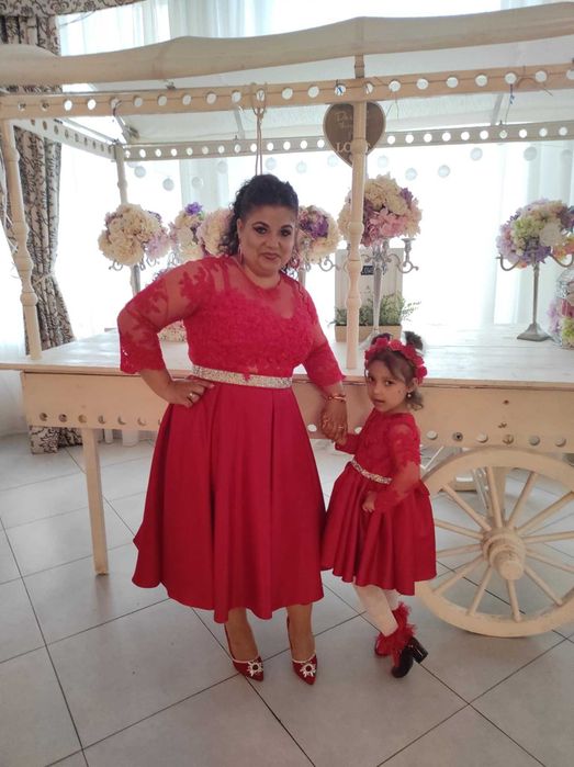 Set mama fiica și costum băiat