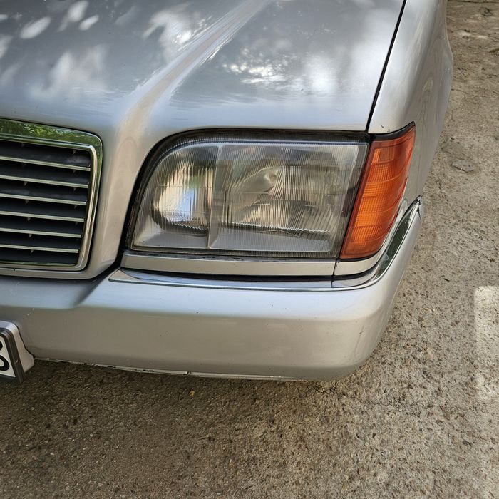 Фары перед и зад для w140