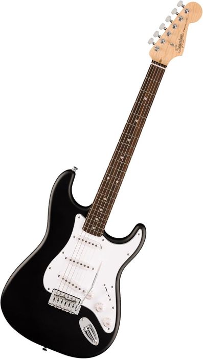 Chitara electrica Squier by Fender Debut Stratocaster - culoare negru cu pickguard alb - noua