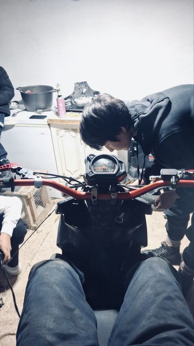 Moped M8 stunt satylady