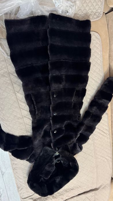 Шуба норка+мутон