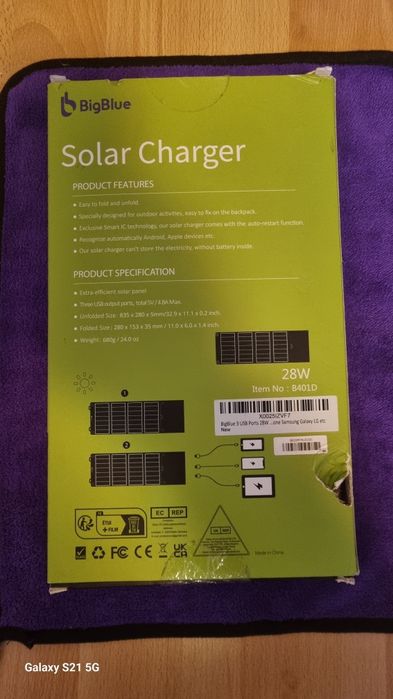 Panou solar portabil