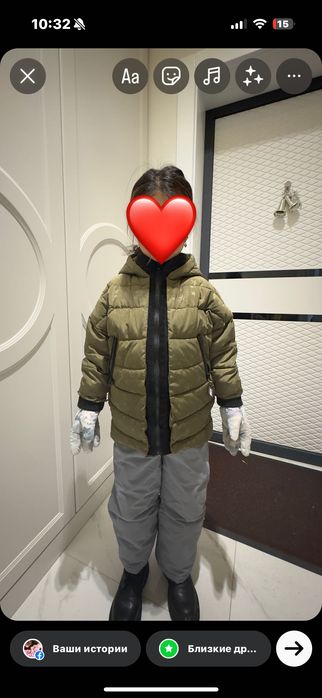 Куртки на девочку 3-7 лет