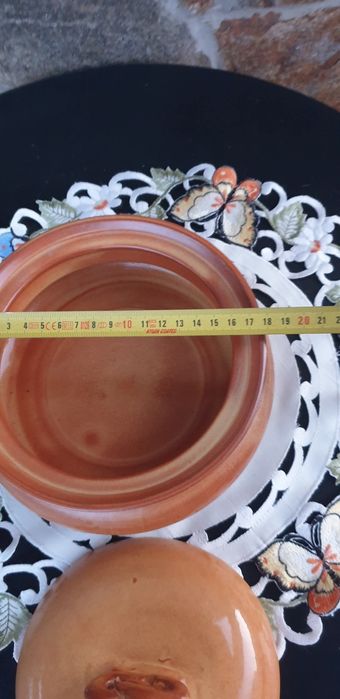 Vas ceramic glazurat