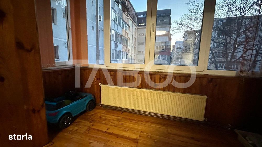 Apartament 3 camere 70 mpu  zona Turnisor Sibiu mobilat utilat