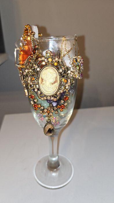 Cameo Jewelry Jar