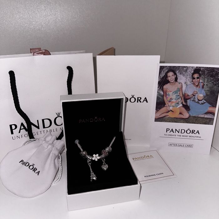 Pandora ,браслет и шармы