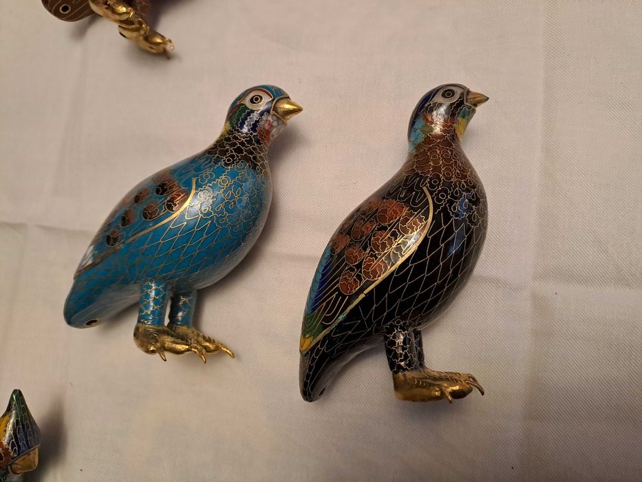 pasare cloisonne cadou