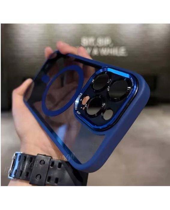 Iphone 14/15/16/17 PRO MAX PLUS Husa Hybrid Mgsafe Spate Lucios Fumuri