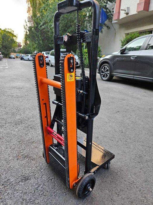 Carucior transport marfa pe scari cu senile