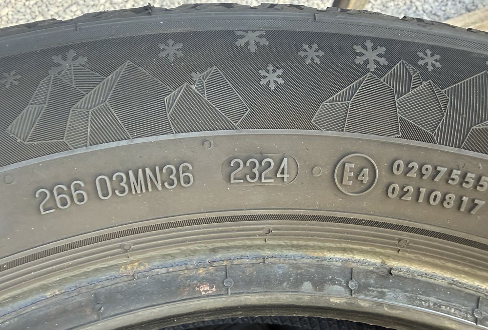 4бр 205/60/16 на 7мм с 24дот Семперит