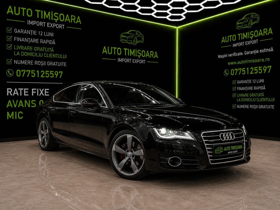 Audi A7 Sportback S-Line Quattro An 2013 3.0 TDI Livrare gratuită Garanție Finanțare