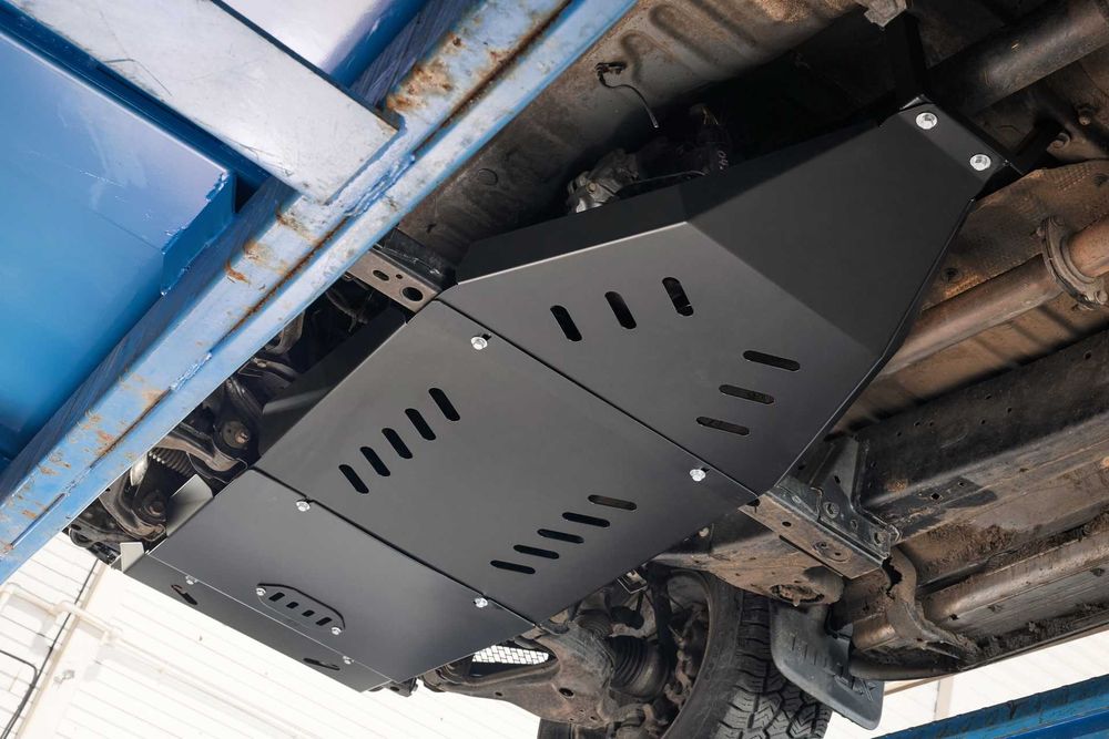 Защита картера двигателя и КПП BMS Toyota Hilux 15-26 сталь 3мм