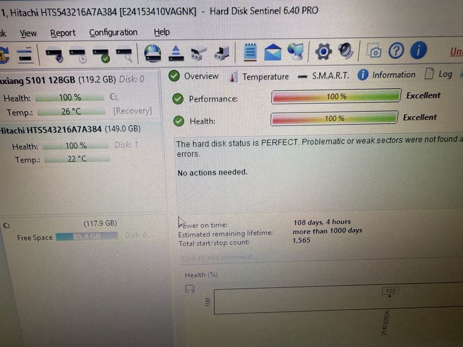 Hdd laptop 160 gb Hitachi