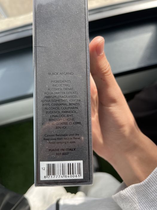 Nasomatto Black Afgano 30 ml оригинал, новый