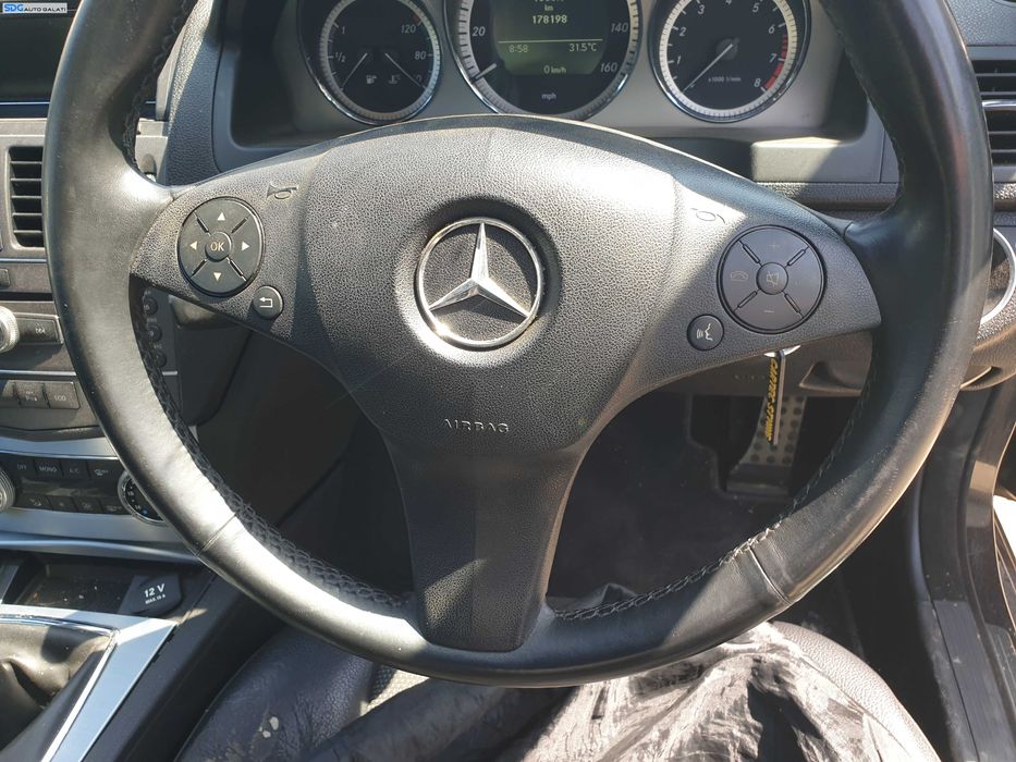 Airbag de pe Volan 3 Spite cu Comenzi Mercedes Clasa C Class W204 NFL Non Facelift 2007 - 2011 [K6233]