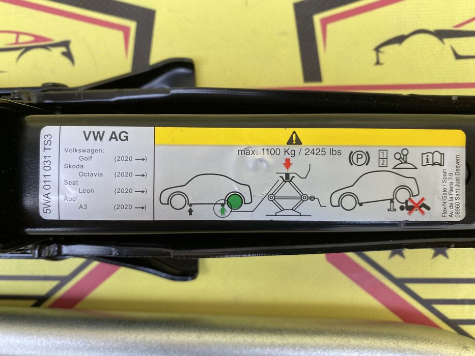 Cric auto punct sprijin original Vw Golf 8 Octavia 4  2020 +++ 1100KG