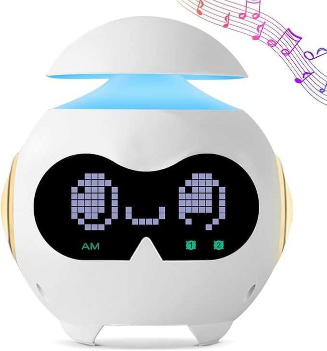Bolalar uchun Bluetoothli raqamli budilnik, tungi chiroq dm85