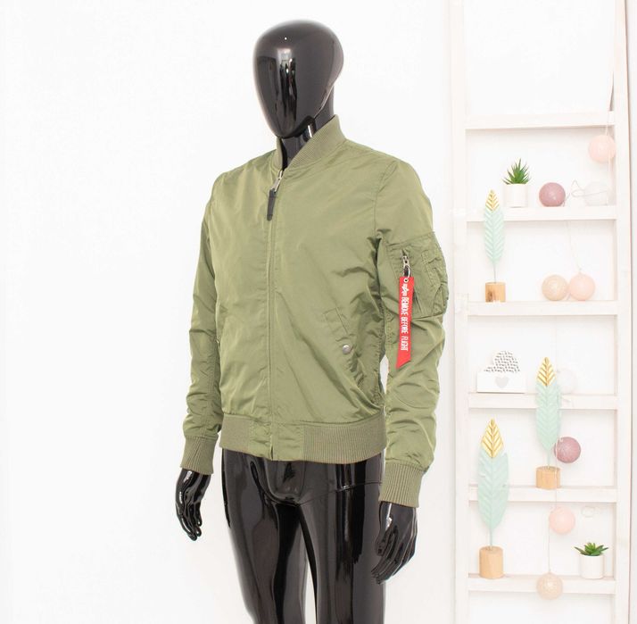 Alpha Industries MA-1 оригинално мъжко яке в зелено S