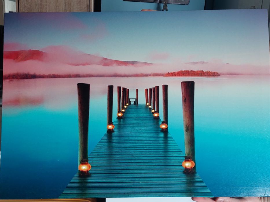 Tablou canvas cu lumini
