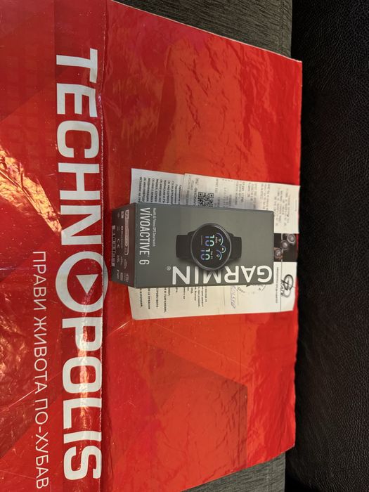 КАТО НОВ 45mm Garmin VIVO ACTIVE 6 Гаранция Technopolis Black