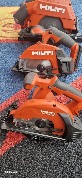 Hilti circular pe acumulator