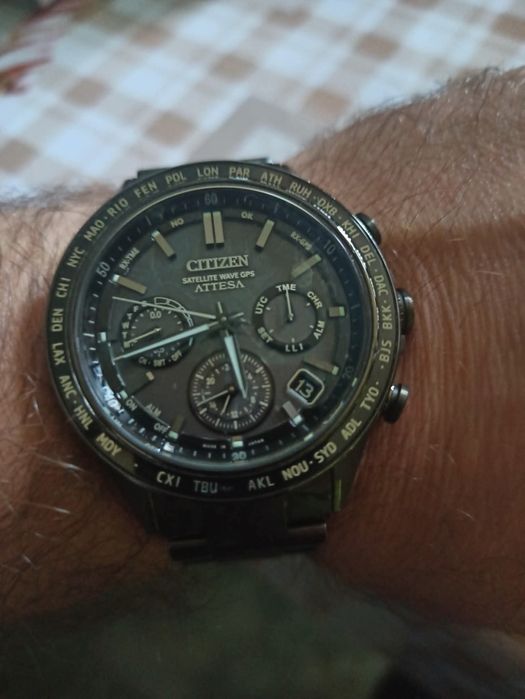 EDIȚIE LIMITATĂ: Citizen Satellite Wave GPS CC4067-66E – Precizie Absolută din Spațiu 
Vând Citizen Attesa Satellite Wave GPS, modelul CC4067-66E, car