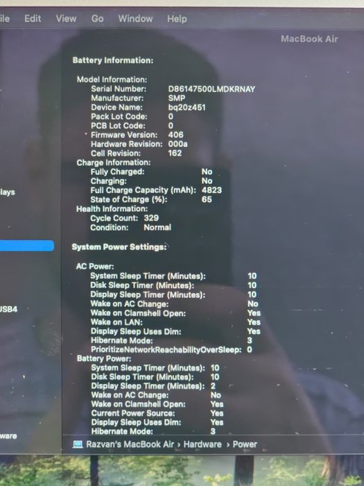 Macbook Air 2011 - i5 1,7 ghz - 4gb ram - SSD 256 gb