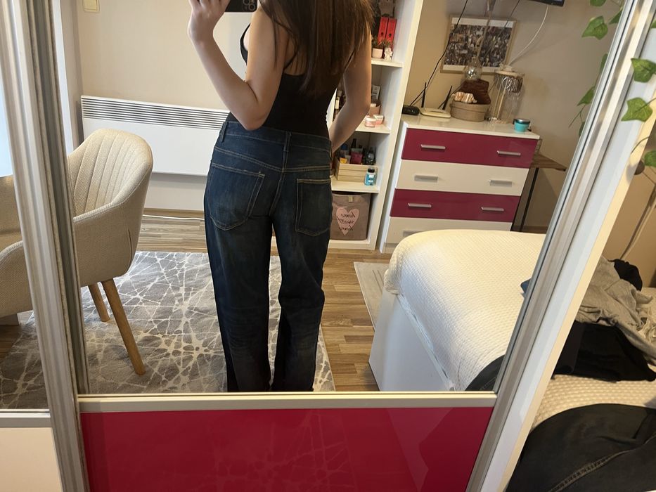 Тъмносини дънки Zara