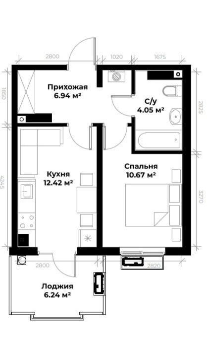 продается квартира на Жомий от Golden Hause