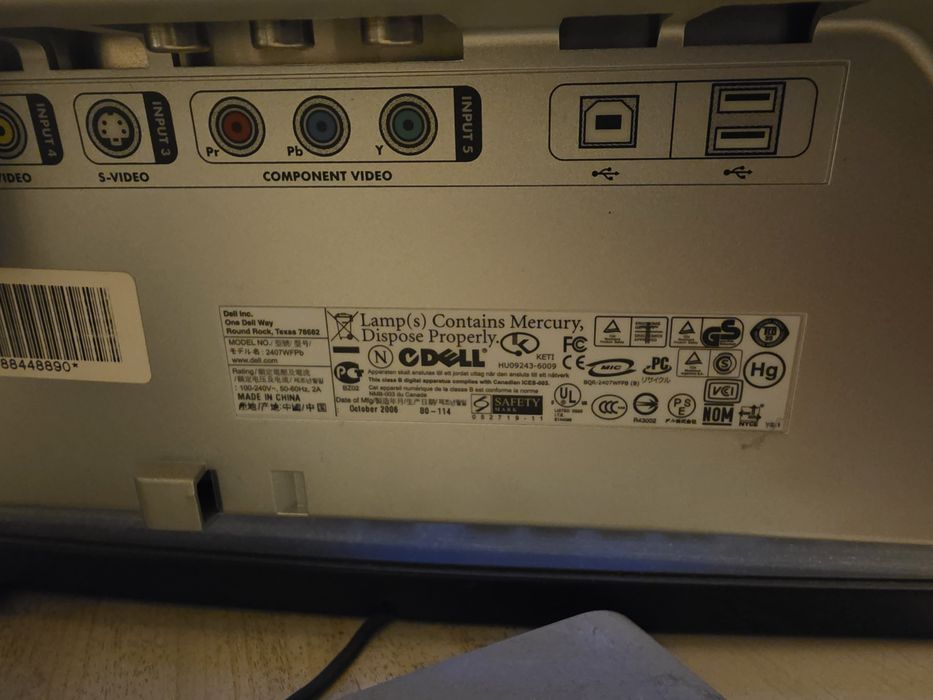 Монитор за компютър Dell 24"