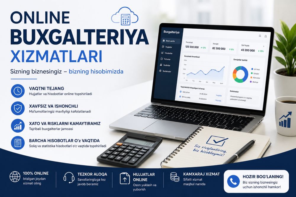 Online buxgalteriya xizmatlari