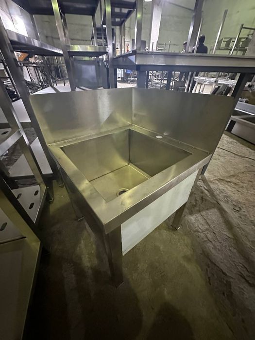 Моечная ванна с рабочей поверхностью