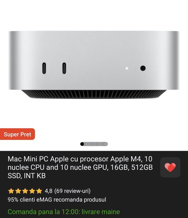 apple mac mini m4 second hand si noi de vanzare • Anunturi • OLX.ro