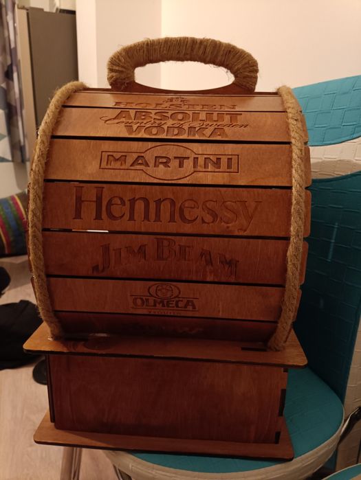 Бар бочка для напитков из дерева