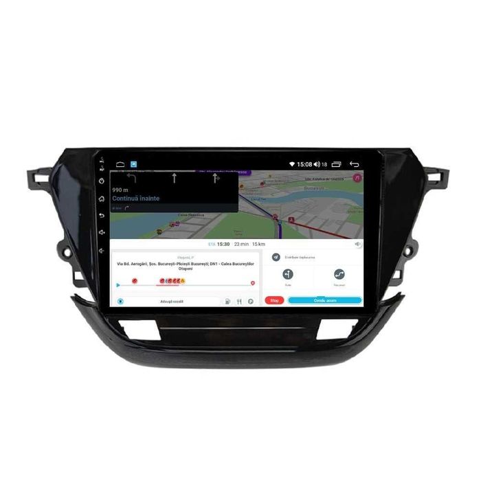 NAVIGATIE Android 14 Opel Corsa F 2019+ 1/8 Gb Waze CarPlay CAMERA