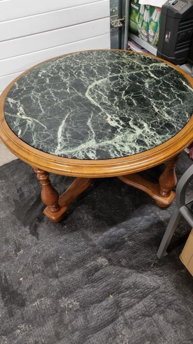 Masa de cafea marmura rotunda
