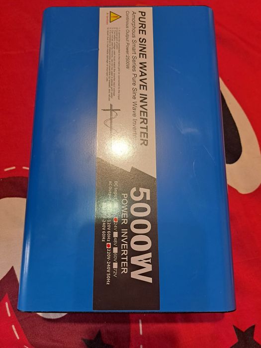 Invertor de 5000w (5kw) sinus pur ,nou