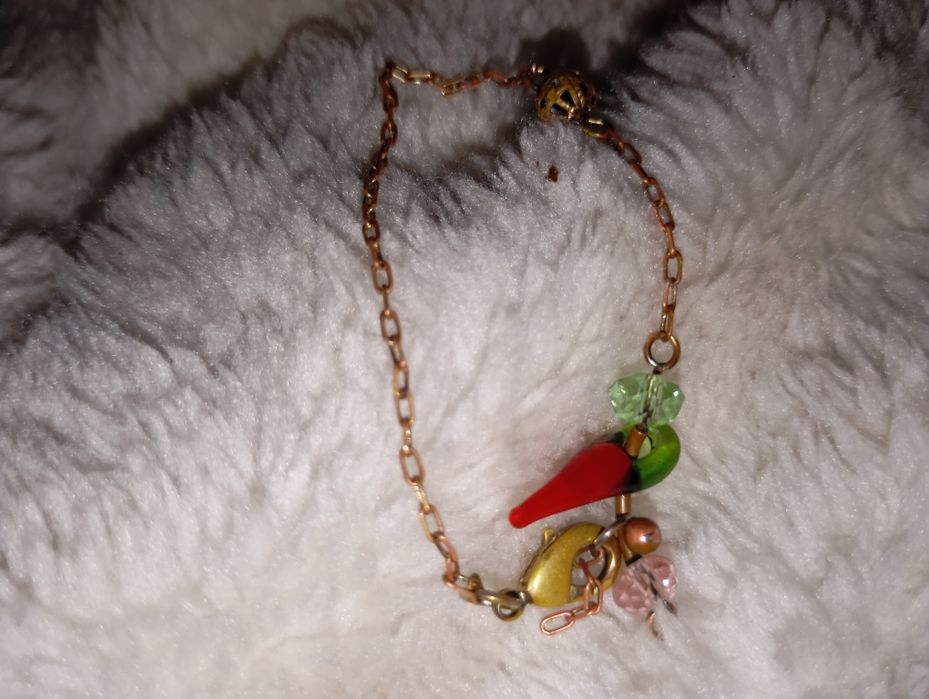 Винтидж  гривна ръчна изработка за дете