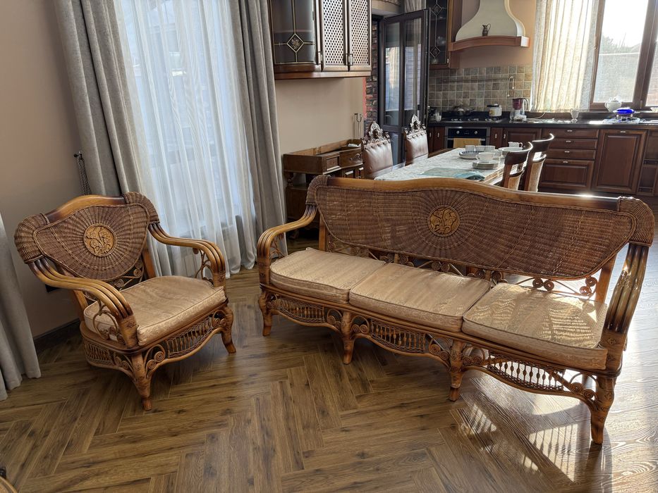 Ротанговый уголок 4 предмета