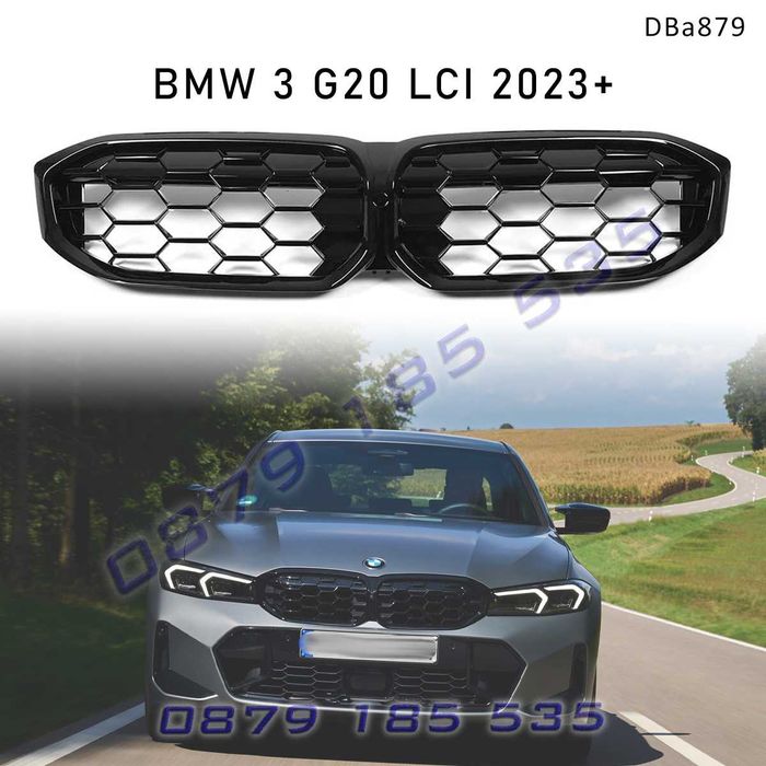 Двойни М бъбрециBMW 3 серия G20 Facelift 22+ бмв г20 решетки грил фейс
