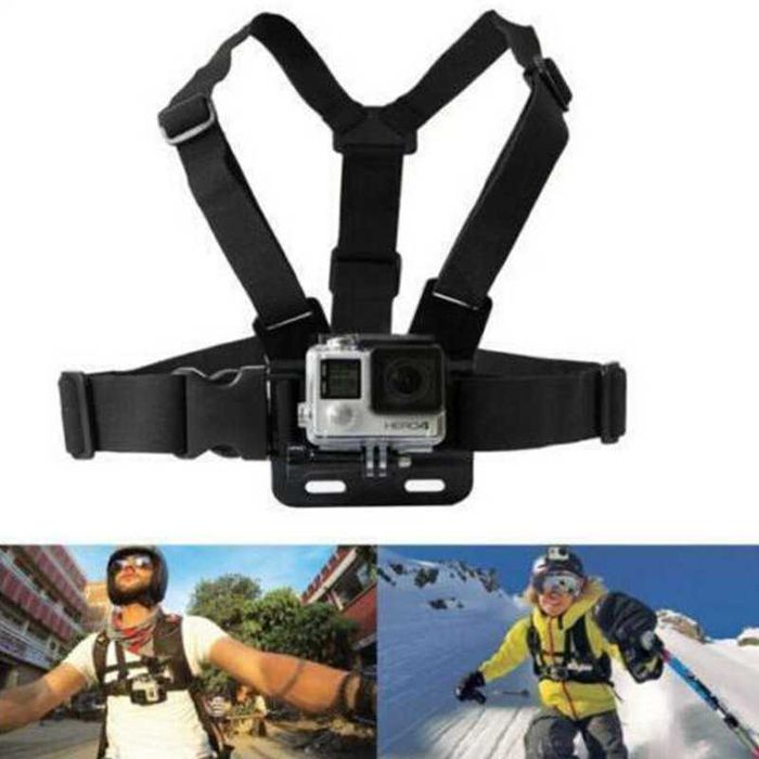 Sistem prindere pe piept Chest Mount, Pentru camera GoPro DJI insta360