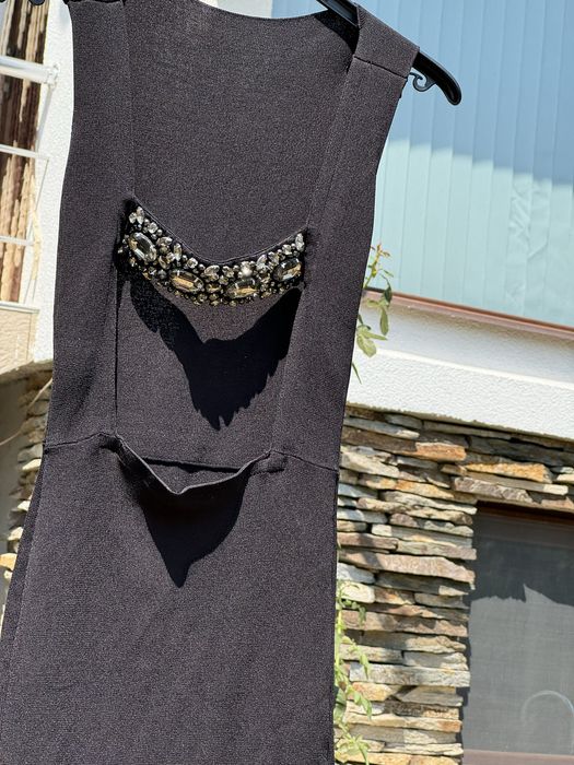 Черна рокля Зара М размер