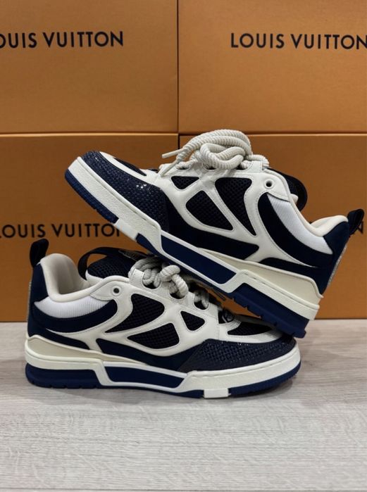 Adidasi Louis Vuitton Skate Blue Marine Edition