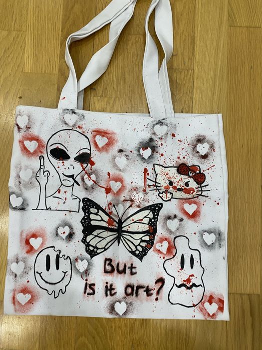 продам шоппер с принтом