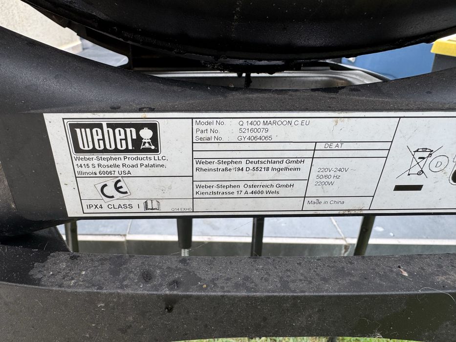 Gratar electric WEBER