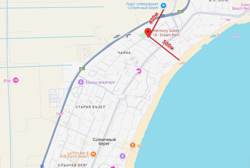 Дава се под наем Двустаен апартамент в Свети Влас - 44 кв.м за 400 € - Снимка #11