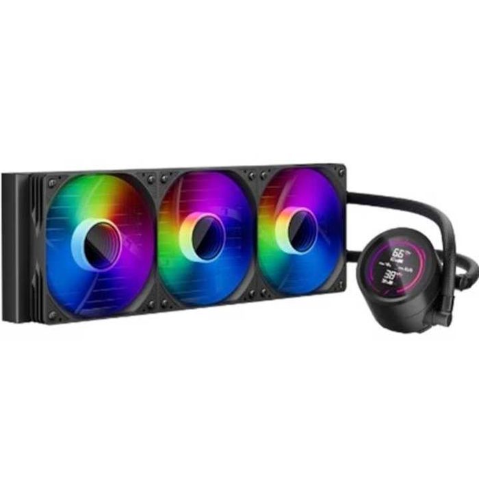 Cooler AIO procesor 1stPlayer TS4 360 bk, display IPS, ARGB, sigilat