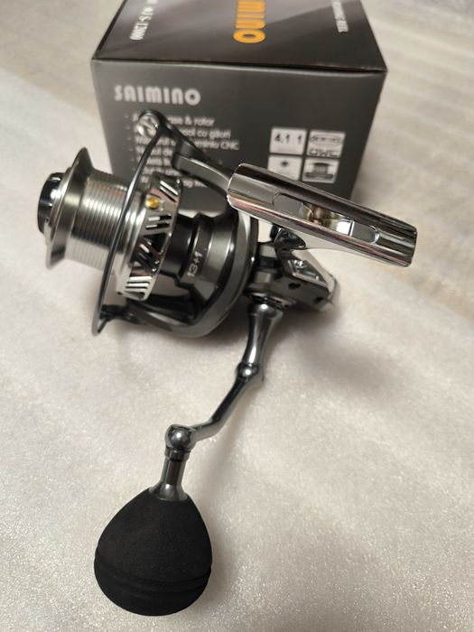 SET 2 Mulinete CRAP SAIMINO JS10000 Long Cast 13+1 Rulmenți